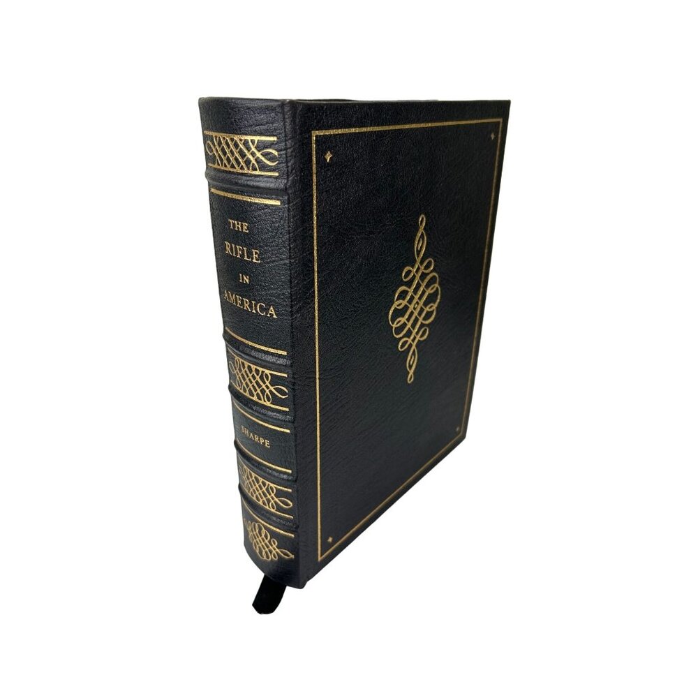 The Rifle in America Leather Hardbound Book VTG 1995 Philip B Sharpe Classics